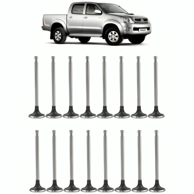 Cabeçote Liso Com Válvulas Hilux 2.5 16v 2KD TD 2005 À 2012.