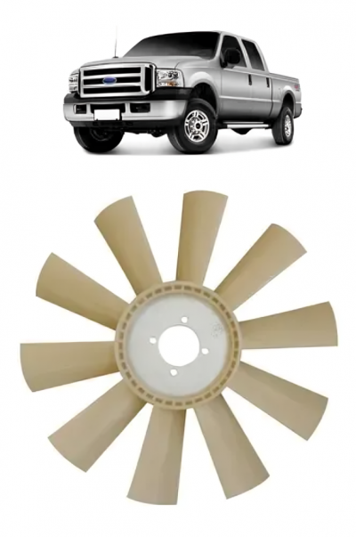 Hélice Do Radiador F250 F350 Cummins 1998 Até 2012 10 PÁS