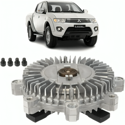 Polia Viscosa Para L200 Triton 3.2 E Pajero Dakar 3.2 2009 Em Diante